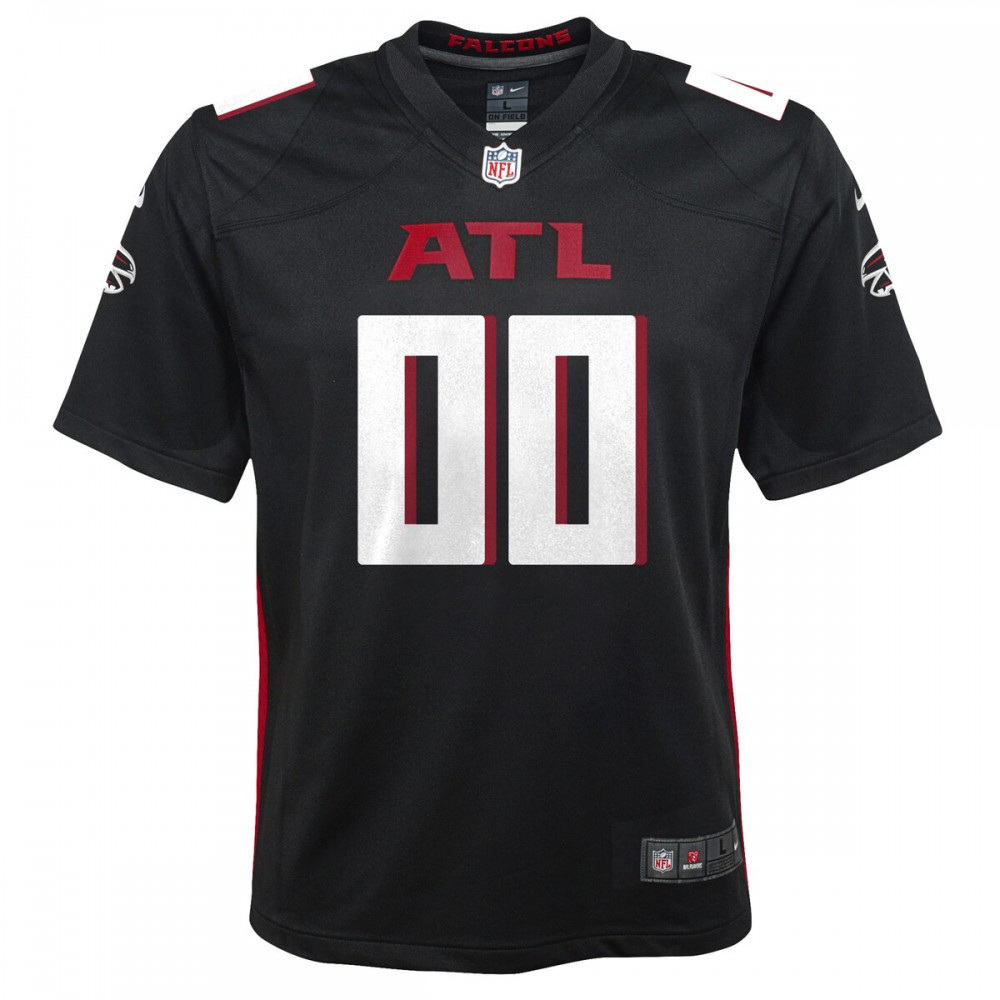 Atlanta Falcons Nike Youth Custom Game Jersey - Black-GridironStore